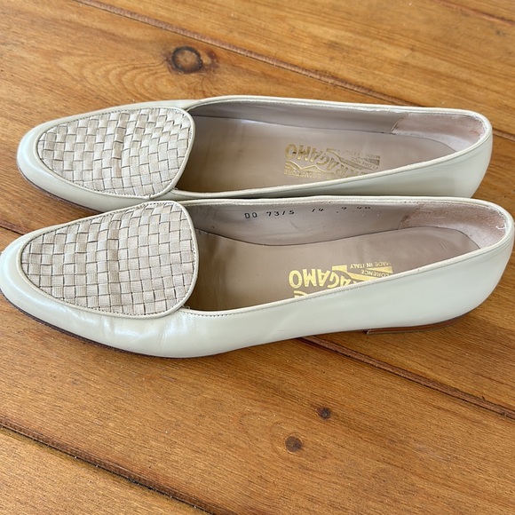 Salvatore FERRAGAMO Leather Loafers Flats size 9 - Picture 9 of 11